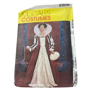 McCalls 4028 Elizabethan Costume Pattern Size 6-12 Historical Design Retro UNCUT